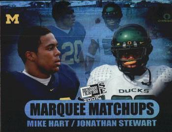 2008 Press Pass SE - Marquee Matchups #MM-3 Jonathan Stewart / Mike Hart Front