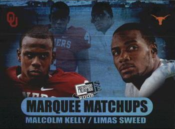 2008 Press Pass SE - Marquee Matchups #MM-13 Malcolm Kelly / Limas Sweed Front
