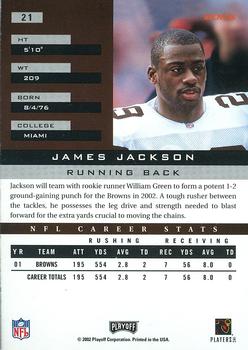 2002 Playoff Honors #21 James Jackson Back