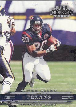 2002 Playoff Honors #35 James Allen Front