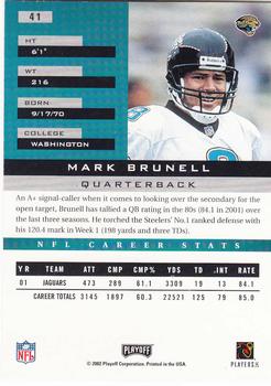 2002 Playoff Honors #41 Mark Brunell Back