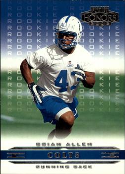 2002 Playoff Honors #122 Brian Allen Front