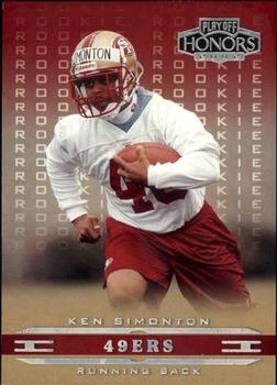 2002 Playoff Honors #133 Ken Simonton Front