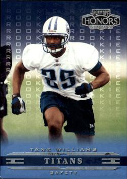 2002 Playoff Honors #184 Tank Williams Front