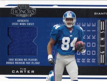 2002 Playoff Honors #205 Tim Carter Front