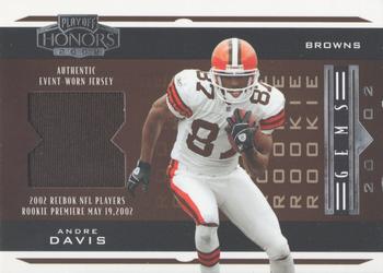 2002 Playoff Honors #208 Andre Davis Front