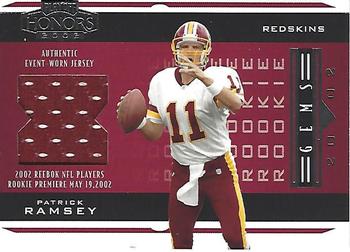 2002 Playoff Honors #222 Patrick Ramsey Front