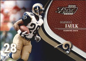 2002 Playoff Piece of the Game #29 Marshall Faulk Front