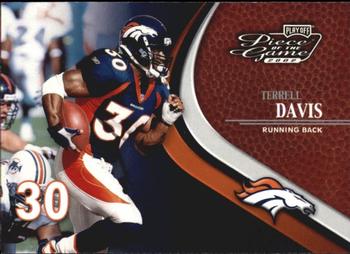 2002 Playoff Piece of the Game #32 Terrell Davis Front