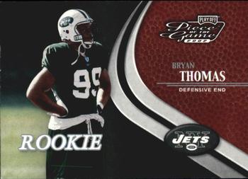 2002 Playoff Piece of the Game #92 Bryan Thomas Front