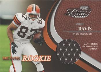 2002 Playoff Piece of the Game #117 Andre Davis Front