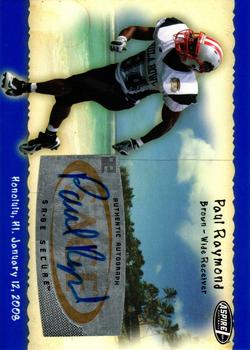2008 SAGE Aspire - Hula Bowl Autographs #H20 Paul Raymond Front