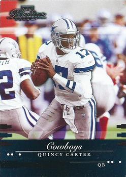 2002 Playoff Prestige #40 Quincy Carter Front