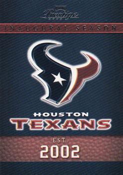 2002 Playoff Prestige #150 Houston Texans Front