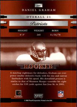 2002 Playoff Prestige #169 Daniel Graham Back
