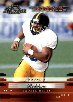 2002 Playoff Prestige #185 Ladell Betts Front