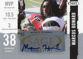 2008 SAGE HIT - Autographs #A38 Marcus Howard Front