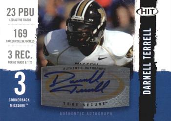2008 SAGE HIT - Autographs #A106 Darnell Terrell Front