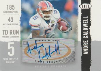 2008 SAGE HIT - Autographs Silver #A88 Andre Caldwell Front