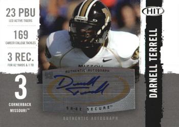 2008 SAGE HIT - Autographs Silver #A106 Darnell Terrell Front