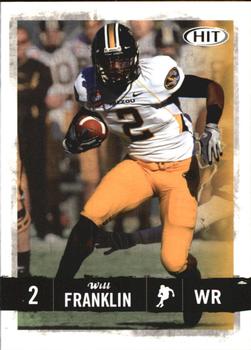 2008 SAGE HIT - Glossy #2 Will Franklin Front