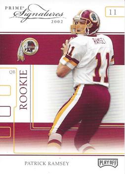2002 Playoff Prime Signatures #77 Patrick Ramsey Front