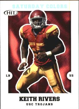 2008 SAGE HIT - Saturday Colors #S-14 Keith Rivers Front