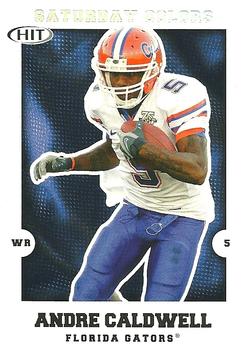 2008 SAGE HIT - Saturday Colors #S-28 Andre Caldwell Front