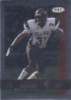 2008 SAGE HIT - Silver #37 Tyrell Johnson Front