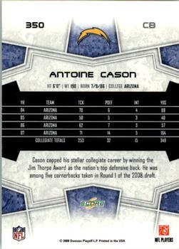2008 Score - Updates #350 Antoine Cason Back