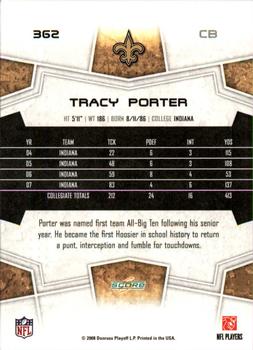 2008 Score - Updates #362 Tracy Porter Back