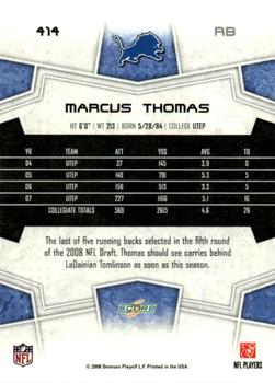 2008 Score - Updates #414 Marcus Thomas Back