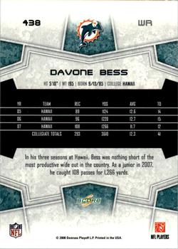 2008 Score - Updates #438 Davone Bess Back
