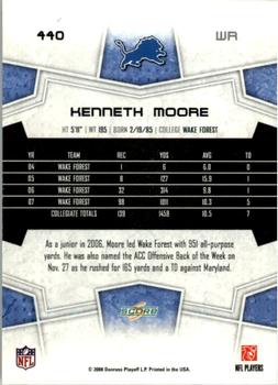 2008 Score - Updates #440 Kenneth Moore Back
