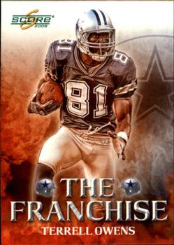 2008 Score - The Franchise Glossy #F-5 Terrell Owens Front