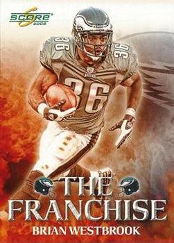 2008 Score - The Franchise Glossy #F-14 Brian Westbrook Front