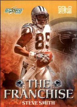 2008 Score - The Franchise Gold Zone #F-18 Steve Smith Front