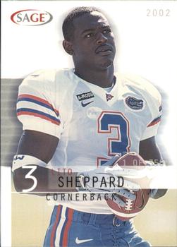 2002 SAGE #36 Lito Sheppard Front