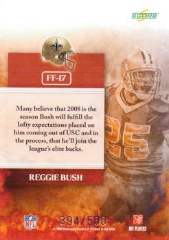 2008 Score - Future Franchise Gold Zone #FF-17 Reggie Bush Back