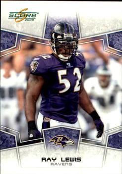 2008 Score - Glossy #27 Ray Lewis Front