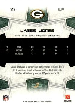 2008 Score - Glossy #111 James Jones Back