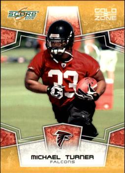 2008 Score - Gold Zone #18 Michael Turner Front