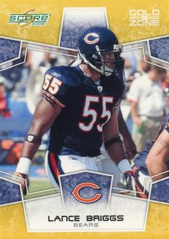 2008 Score - Gold Zone #57 Lance Briggs Front