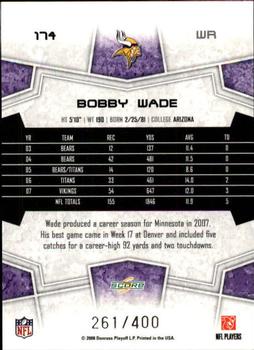 2008 Score - Gold Zone #174 Bobby Wade Back