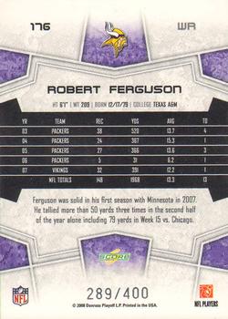 2008 Score - Gold Zone #176 Robert Ferguson Back
