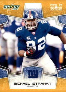 2008 Score - Gold Zone #214 Michael Strahan Front
