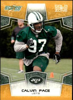 2008 Score - Gold Zone #216 Calvin Pace Front