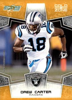 2008 Score - Gold Zone #227 Drew Carter Front