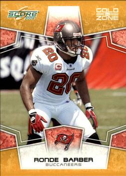 2008 Score - Gold Zone #311 Ronde Barber Front