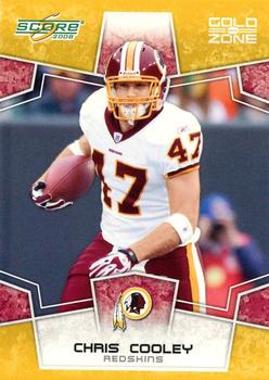 2008 Score - Gold Zone #326 Chris Cooley Front